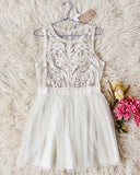 Laced in Sky Dress in Ivory: Alternate View #2