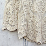 Laced in Snow Blouse in Cream: Alternate View #3
