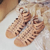 Laced Sand Sandals: Alternate View #1