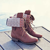 The Laced Sky Boots: Alternate View #1