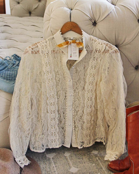 Lace Flurry Blouse: Featured Product Image