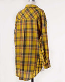 Laid-Back Plaid Top in Mustard: Alternate View #6