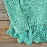 Lake Chelan Lace Sweater in Mist: Alternate View #3