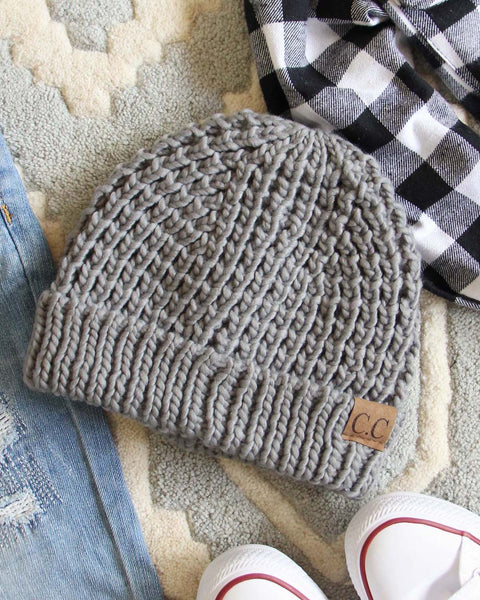 The Lake Easton Beanie in Gray: Featured Product Image