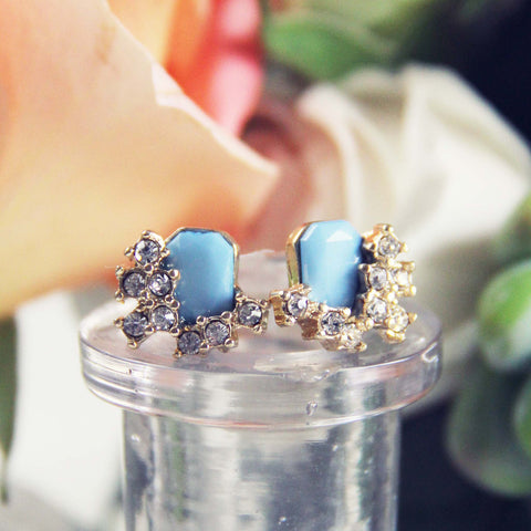 Lake & Sky Stud Earrings