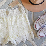 Summer Aspen Lace Shorts: Alternate View #2