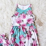 Lattice Rose Maxi Dress: Alternate View #2