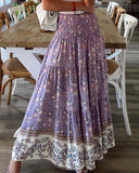 Lavender Shadows Maxi Skirt: Alternate View #5