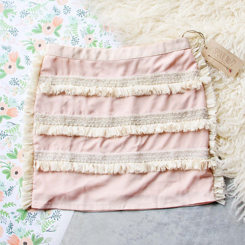 Le Cleo Beaded Skirt