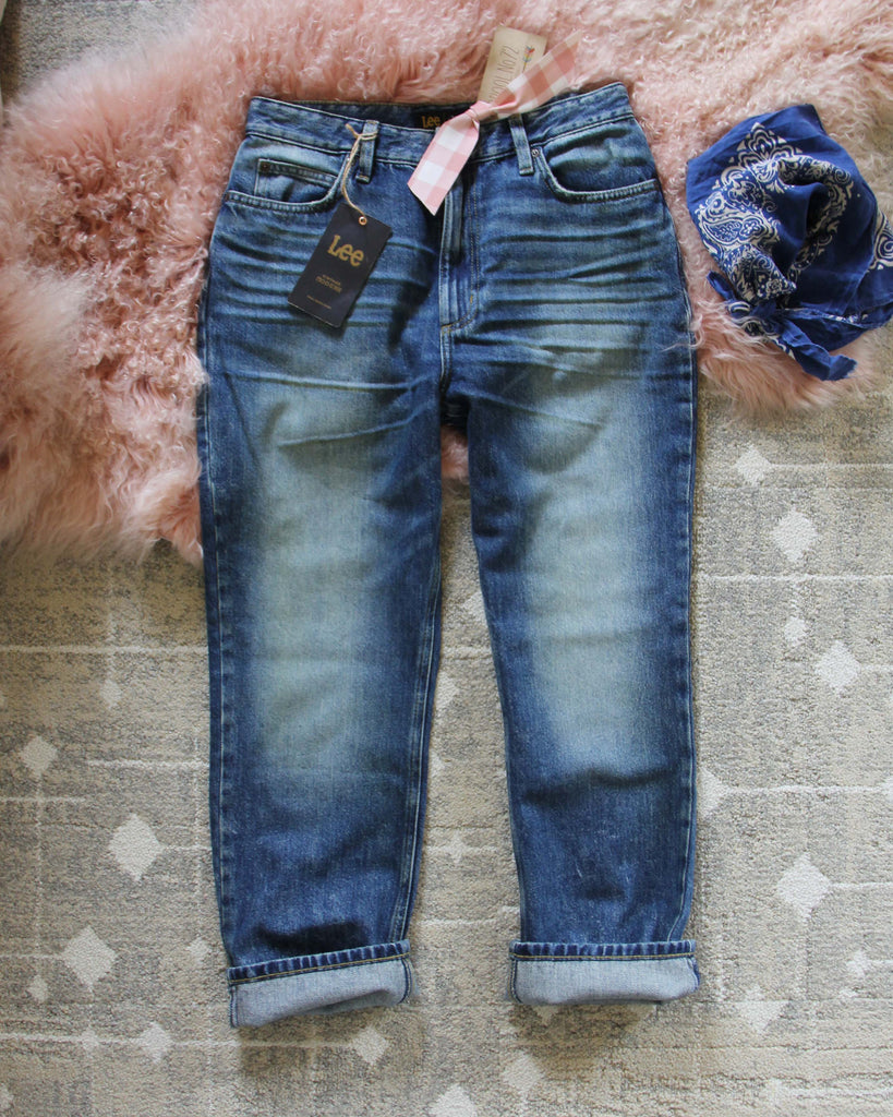 Vintage Modern Patch Jeans, Sweet Lee Brand Denim from Spool 72.