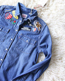 Levi's Patched Denim Top: Alternate View #2