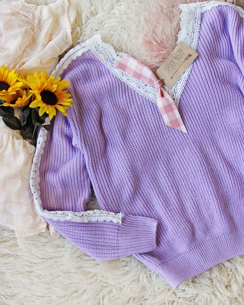 Lilac & Lace Sweater: Featured Product Image