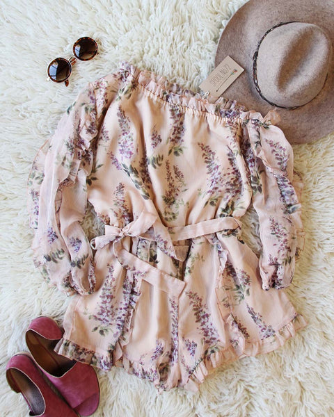Lilac Sage Romper: Featured Product Image
