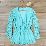 Lilac Valley Romper in Mint: Alternate View #1