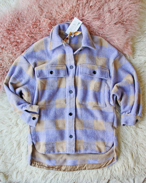 Lilac Mountain Shirt Jacket: Featured Product Image