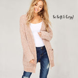 Softest Chenille Sweater in Taupe: Alternate View #3