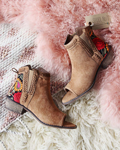 Lovell Peep Toe Booties