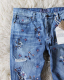 Spool + Lucky Embroidered Jeans: Alternate View #2