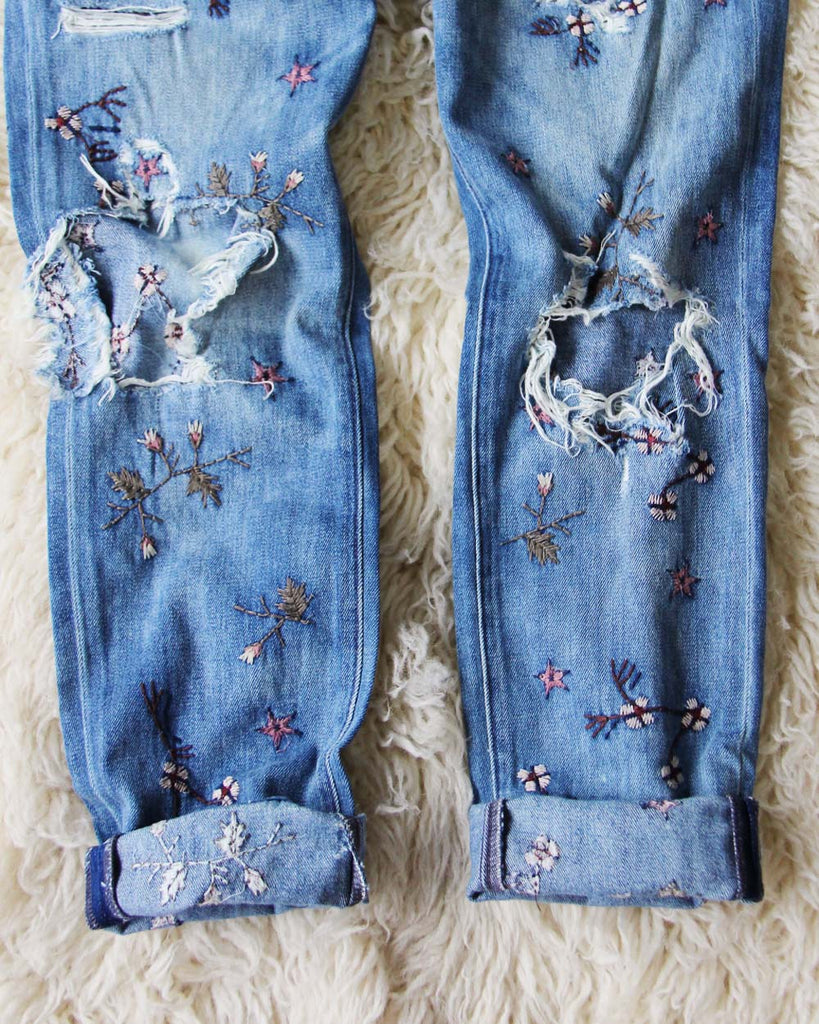 Spool + Lucky Embroidered Jeans, Sweet Lucky Brand Denim from