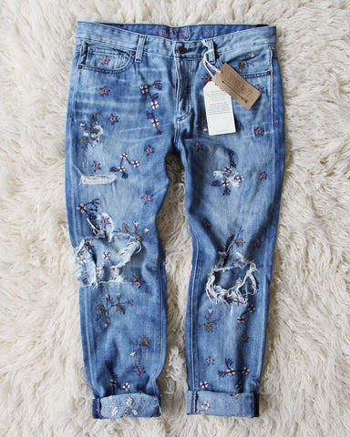 Spool + Lucky Embroidered Jeans