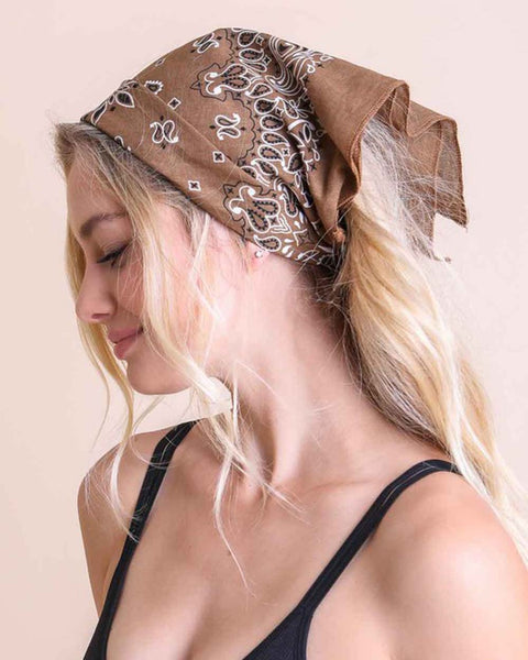 Luxe Cotton Bandana in Ranch: Featured Product Image