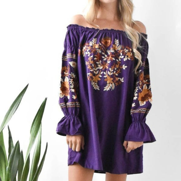 Wichita Embroidered Dress, Sweet Bohemian Embroidered Dresses from Spool  72.