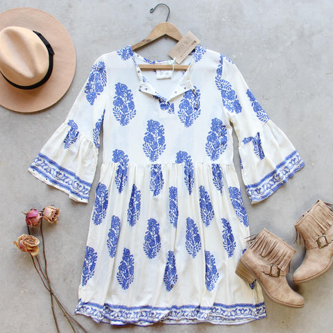 Maddy Block Print Dress