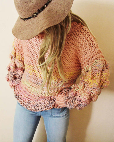 Marbled Rainbow Sweater
