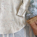 Marlow Knit Sweater Dress in Sand: Alternate View #3