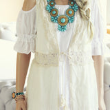 Marrakesh Lace Duster in Cream: Alternate View #2