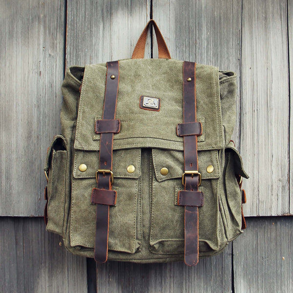 Maverik Rugged Backpack in Sage: Featured Product Image