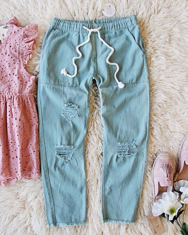 Faded Sage Pants