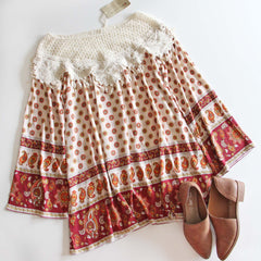 Medallion & Lace Dress