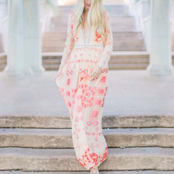 The Medallion Maxi Dress: Featured Product Image