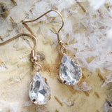 Melted Snow Earrings: Alternate View #2
