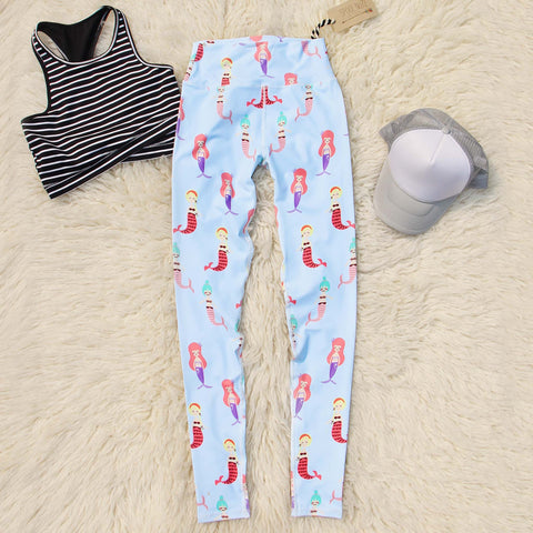 Mermaid Stretch Yoga Pants