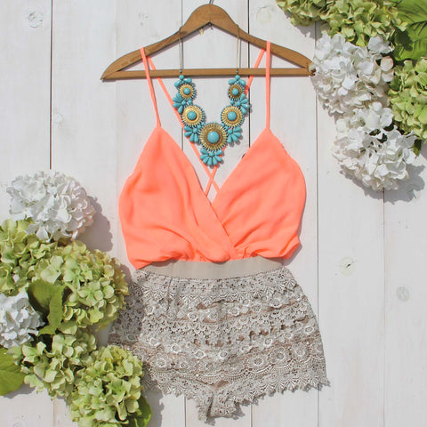 Caravan Romper in Peach