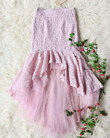 Mermaid Lace Maxi Skirt