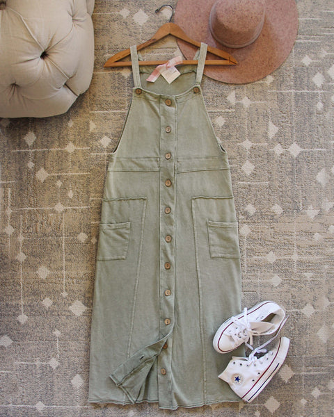 Overall Dress in Mineral: Featured Product Image