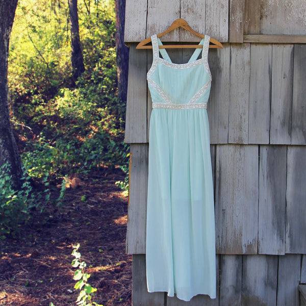 Spool Couture Mint & Snow Dress: Featured Product Image