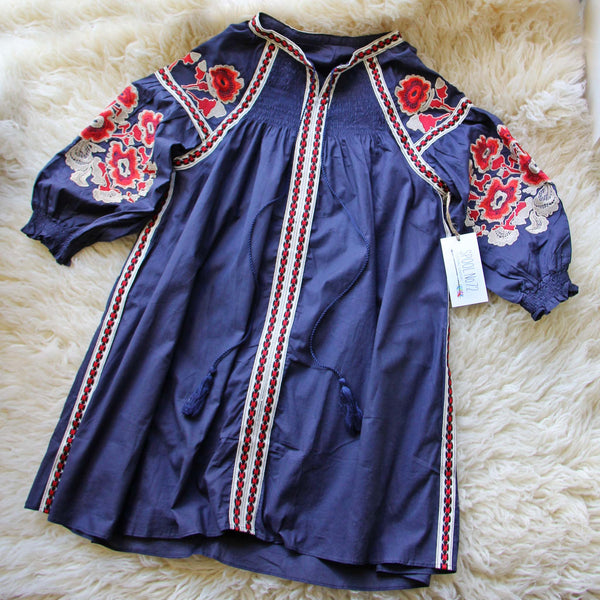 Misha Embroidered Dress: Featured Product Image