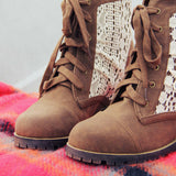Misty Lake Lace Boots: Alternate View #2