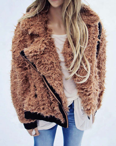 Last One! Mongolian Shearling Coat