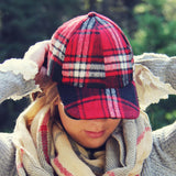 The Fireside Plaid Hat: Alternate View #1