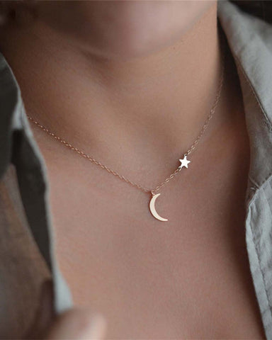 Moon Star Necklace