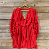 Moonstone Dress in Red: Alternate View #4