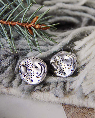 Moonstruck Earrings in Silver