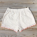 Mountain Laurel Lace Shorts: Alternate View #3