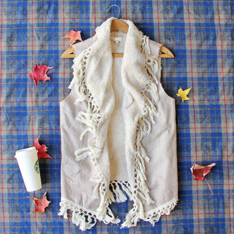 Mountain Laurel Fringe Vest