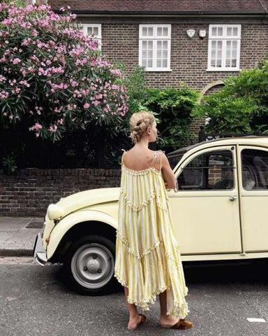 Mustard + Tassel Maxi